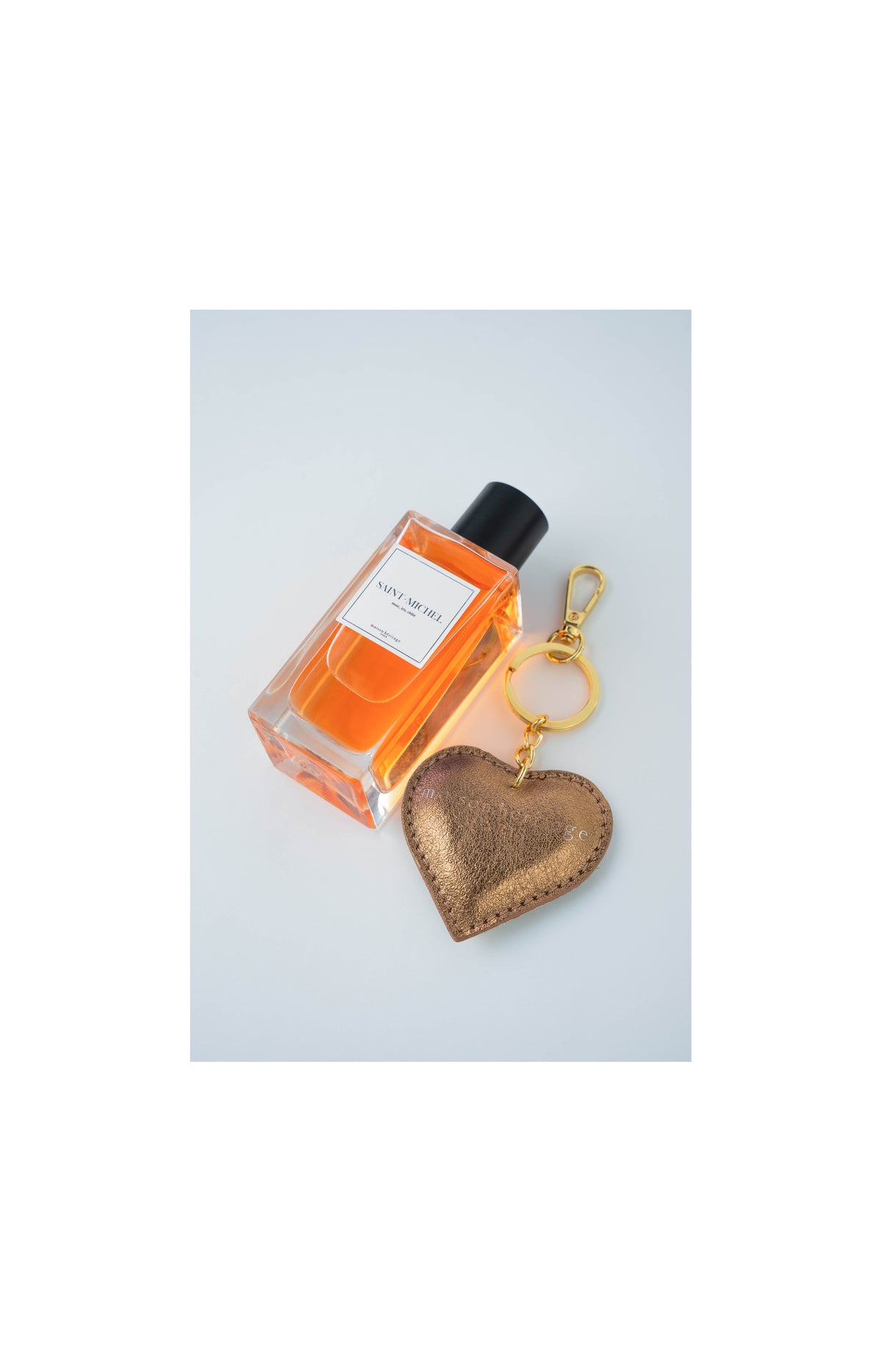 Coffret porte-clés bronze Saint Michel Eau de parfum - Aromatique boisé - Femme