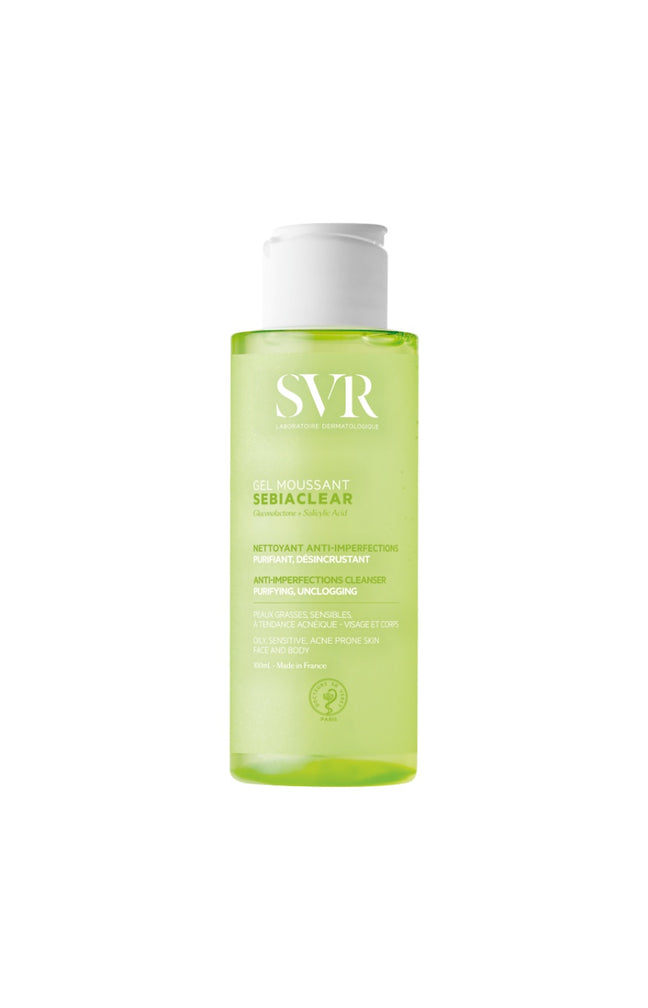 Gel moussant nettoyant - Sebiaclear - Acide salicylique - 100 ml