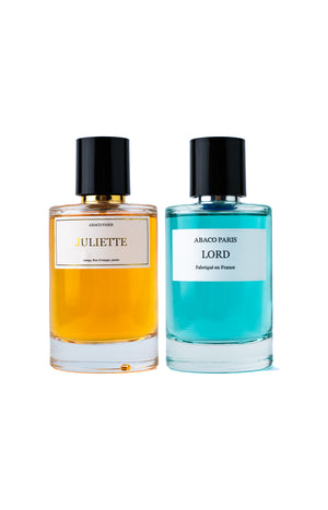 Coffret Juliette & Lord Eaux de parfum - Fruité gourmand & oriental boisé - 2 x 100 ml