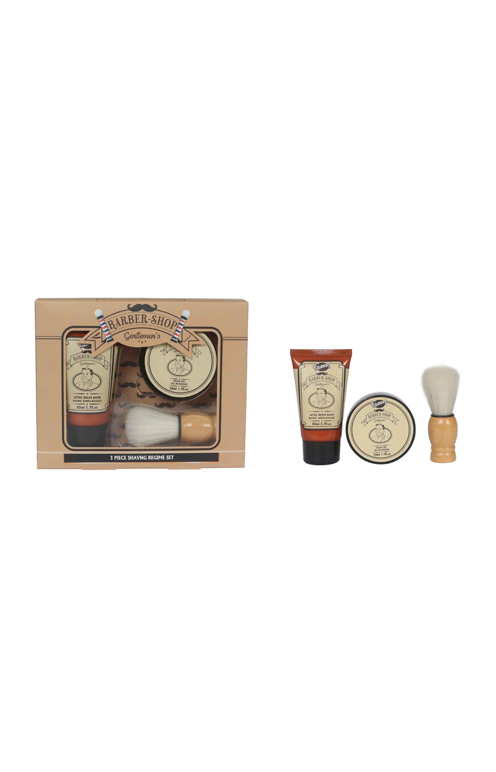Coffret rasage - Barber-Shop Gentlemen's - 3 produits