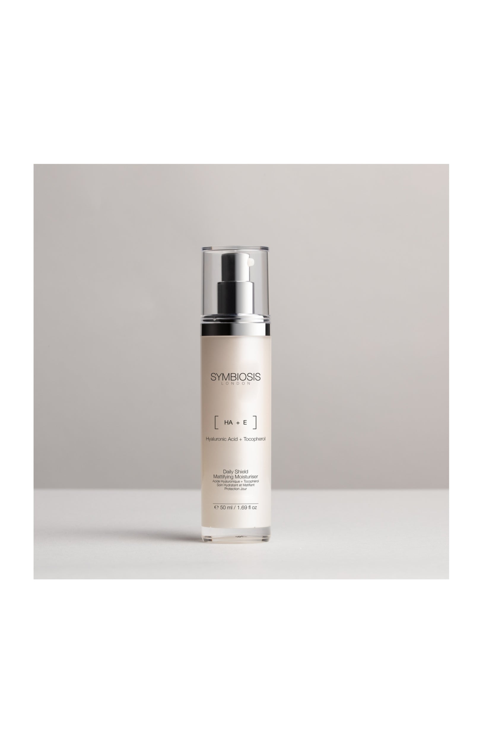 Soin protection jour hydratant & matifiant - Acide hyaluronique - 50 ml