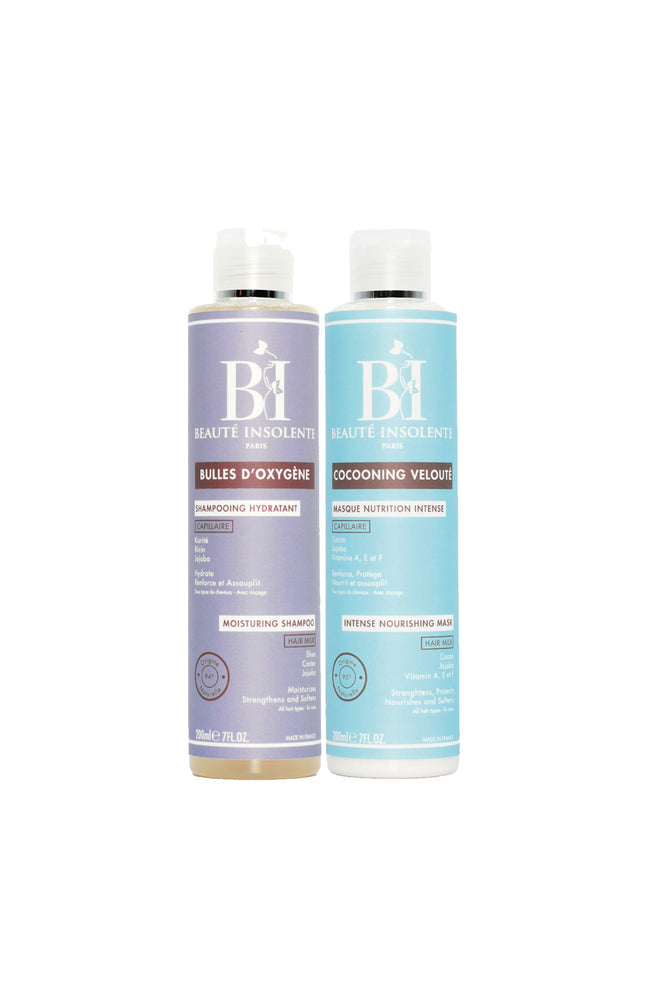 Shampoing & masque hydratants - Cheveux ondulés à crépus - 2 x 200 ml