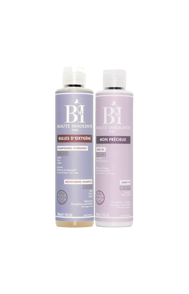 Shampoing hydratant & soin sans rinçage - Cheveux ondulés à crépus - 2 x 200 ml