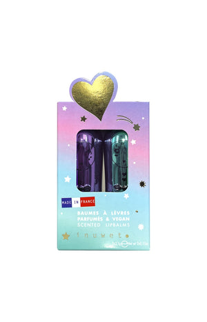 Coffret baumes à lèvres parfumés - Cassis & cupcake - 2 produits