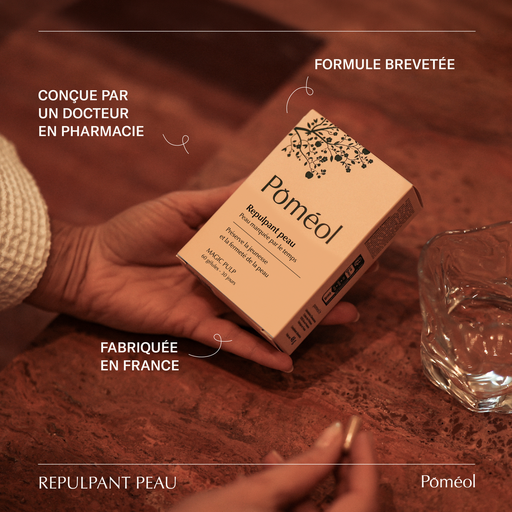 Complément alimentaire anti-rides