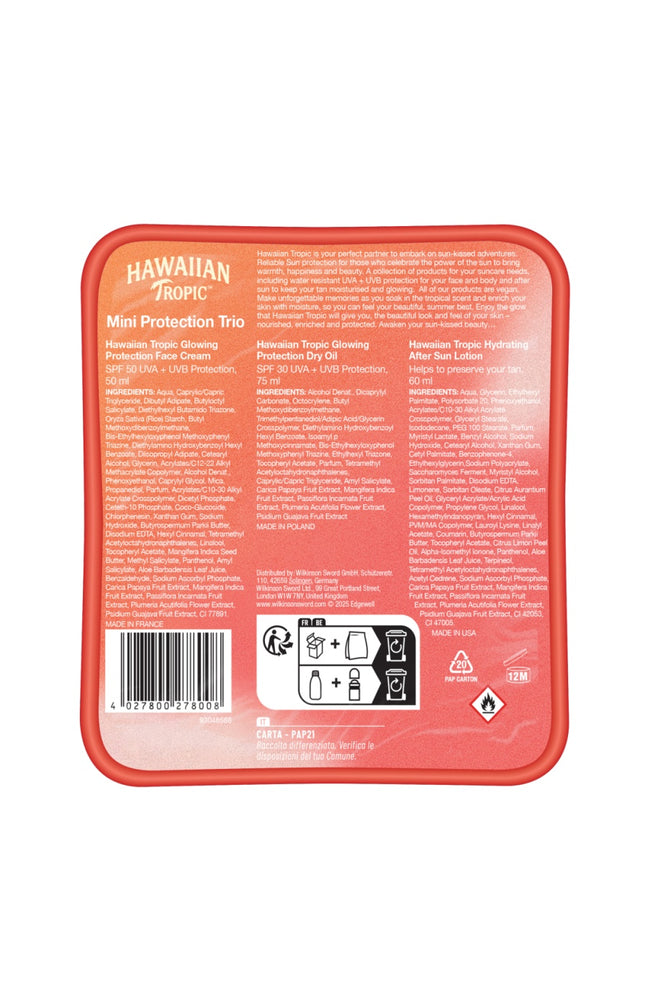 Mini trio protecteur - Crème, huile sèche & lotion après soleil