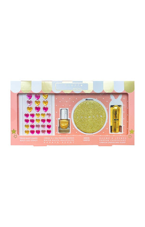 Coffret maquillage - Glitter Doré - 4 produits