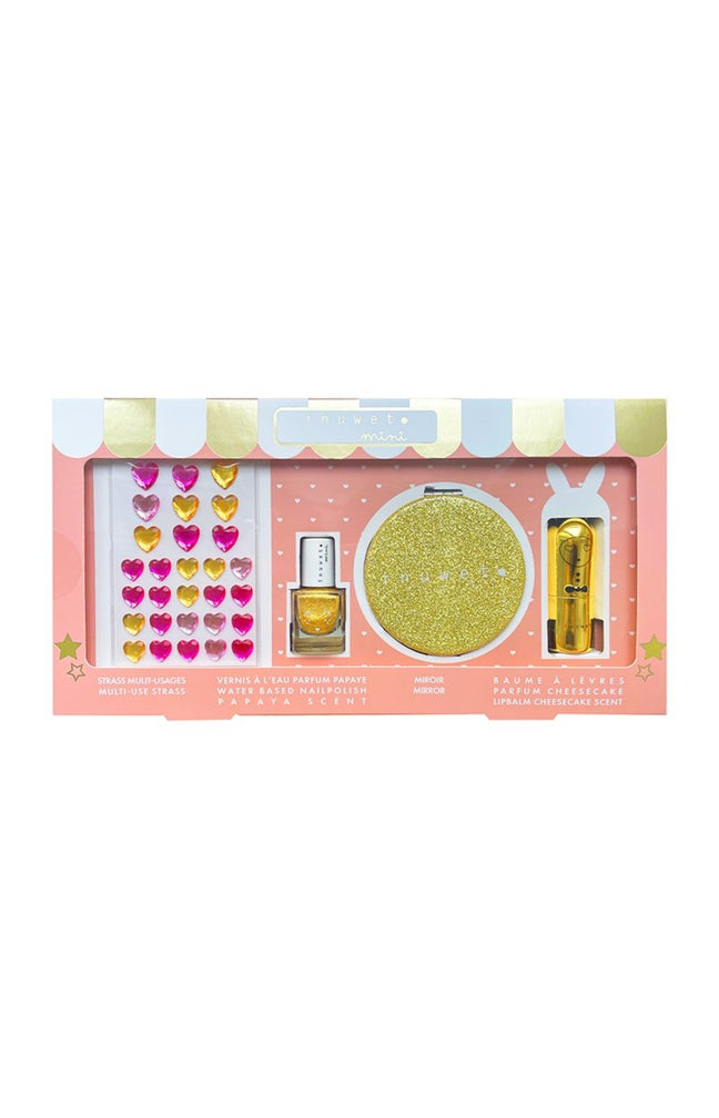 Coffret maquillage - Glitter Doré - 4 produits