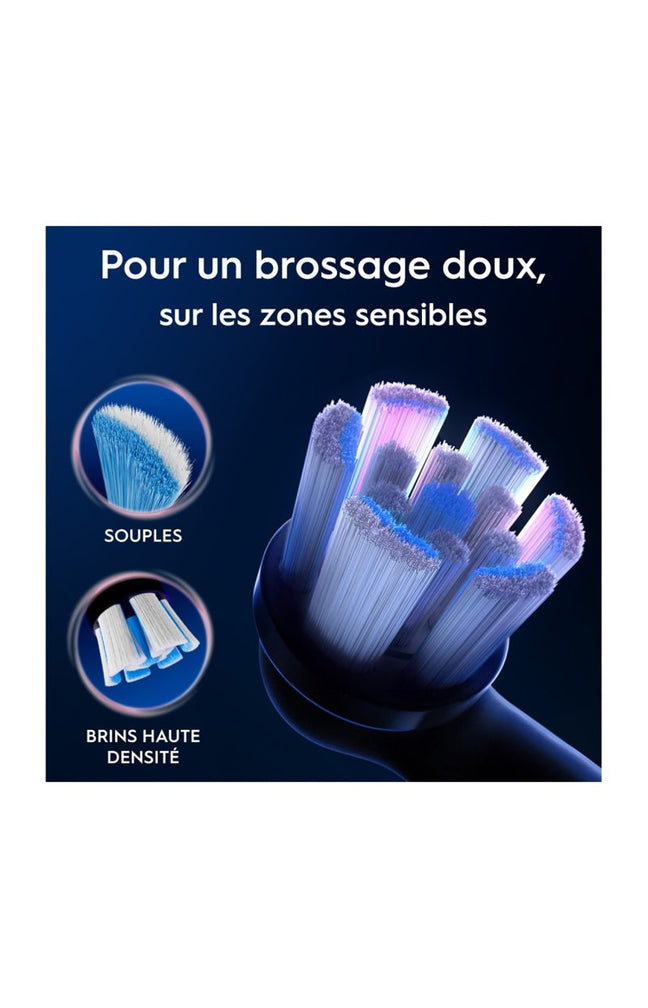 Lot de 6 brossettes de rechange - Gentle Care - Blanc