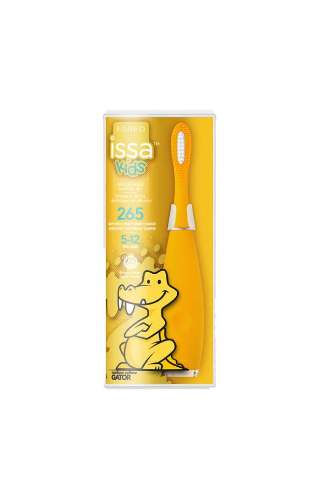 ISSA™ Kids - Brosse à dents sonique- Mellox Yellow Gator - Enfant - Jaune