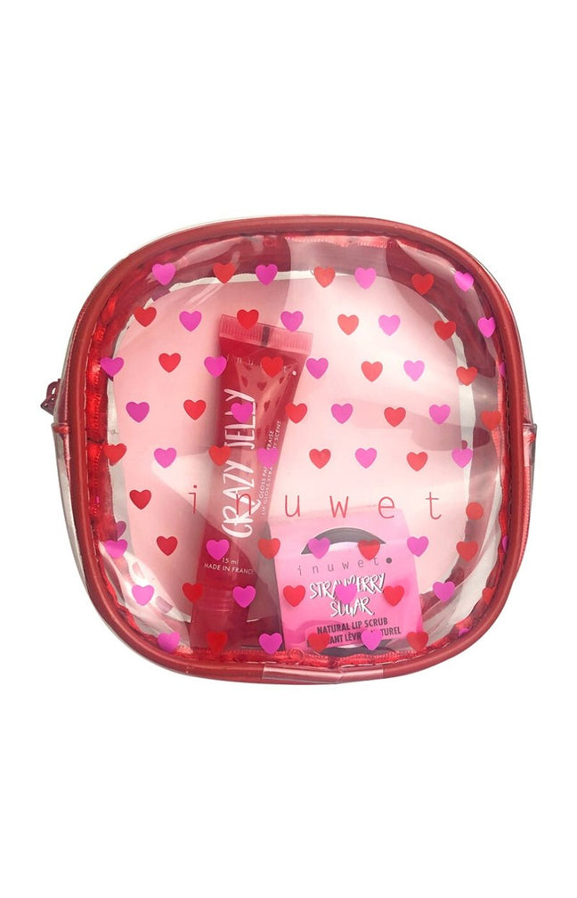 Trousse bisous - Gommage & gloss - Fraise - Lèvres