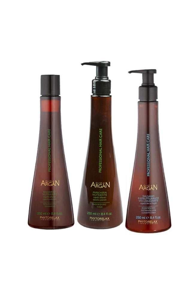Routine volumisante - Huile d'argan - Tous types de cheveux