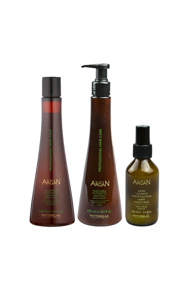 Routine nourrissante - Huile d'argan - Tous types de cheveux