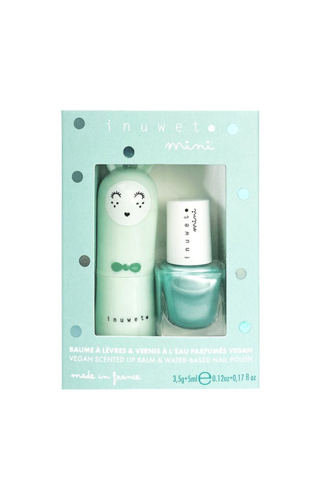 Baume à lèvres & vernis - Duo Aqua - Enfant