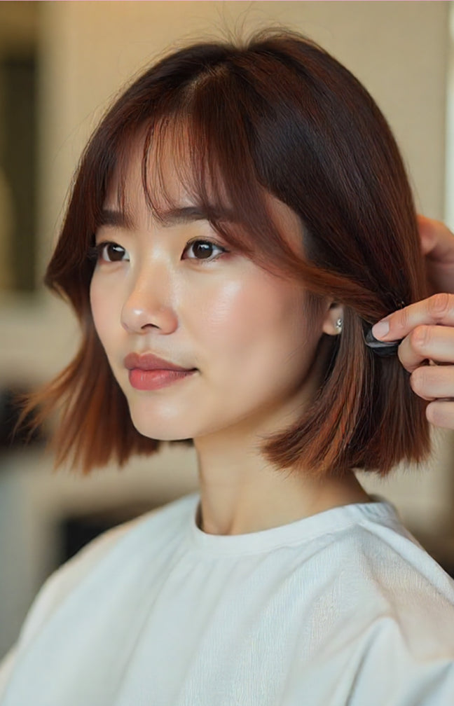 Shampooing, balayage, coupe et brushing cheveux courts