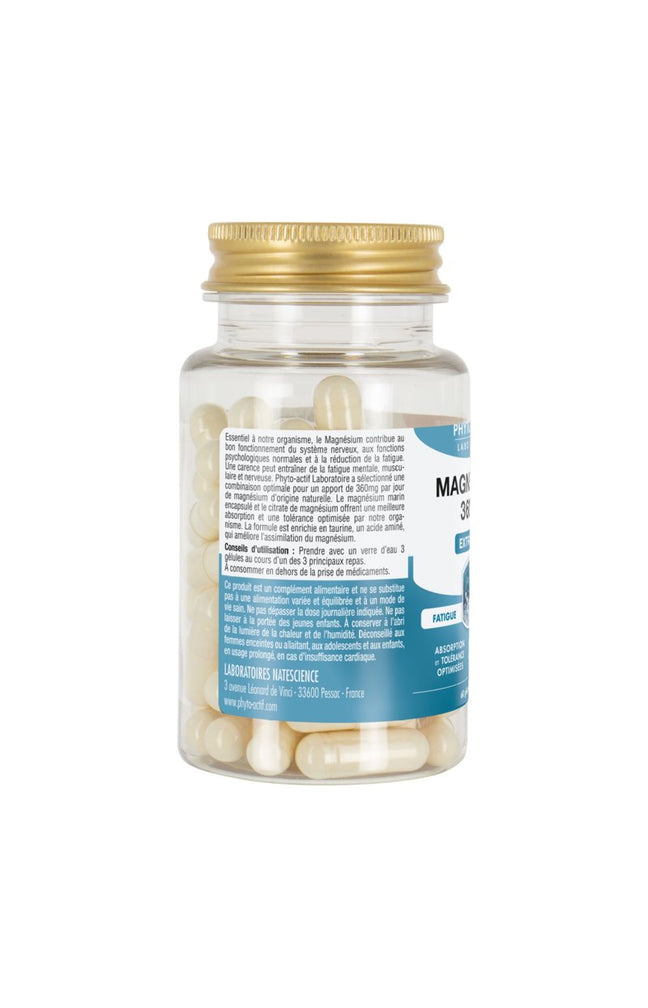 Magnésium 360 mg - Système nerveux - 60 gélules