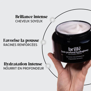 Masque Capillaire Cheveux Ternes et Déshydratés - Brillance & Hydratation