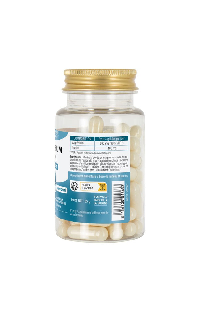 Magnésium 360 mg - Système nerveux - 60 gélules