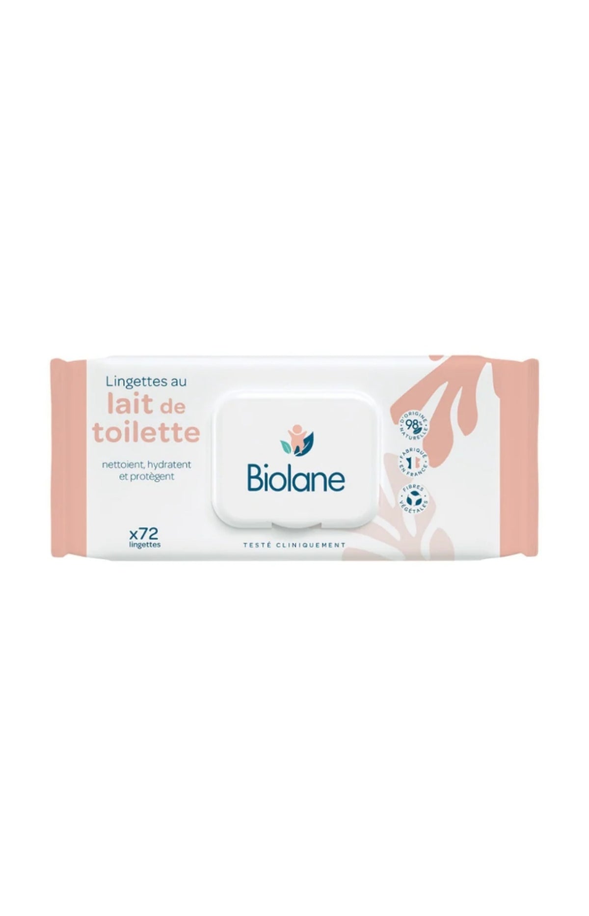 Lingettes au lait de toilette - Bébé - 72 unités