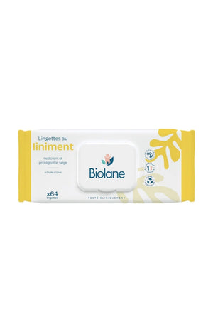 Lingettes au liniment - Corps - Bébé - 12 x 64 unités