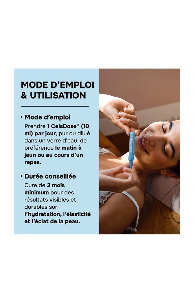 Cure de collagène - Peau, cheveux & articulations - Goût pêche - 14 jours