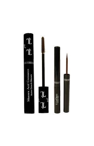 Mascara & eyeliner boosters de croissance - Brun