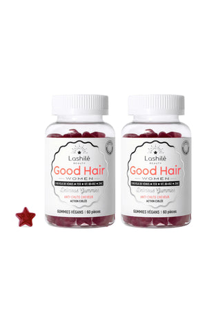 Gummies force des cheveux - Good Hair Women - Fruits rouges - 2 mois