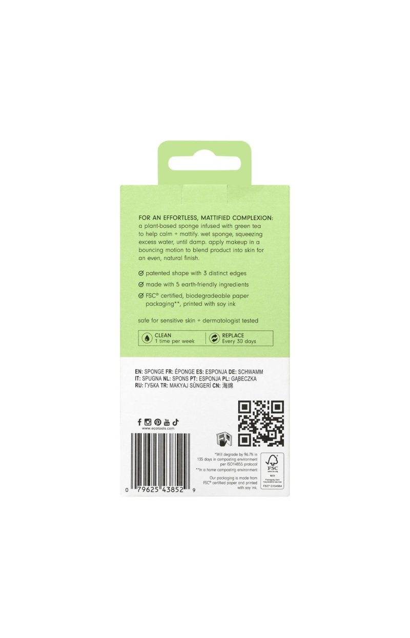 Eponge blender - Bioblender au thé vert - Teint