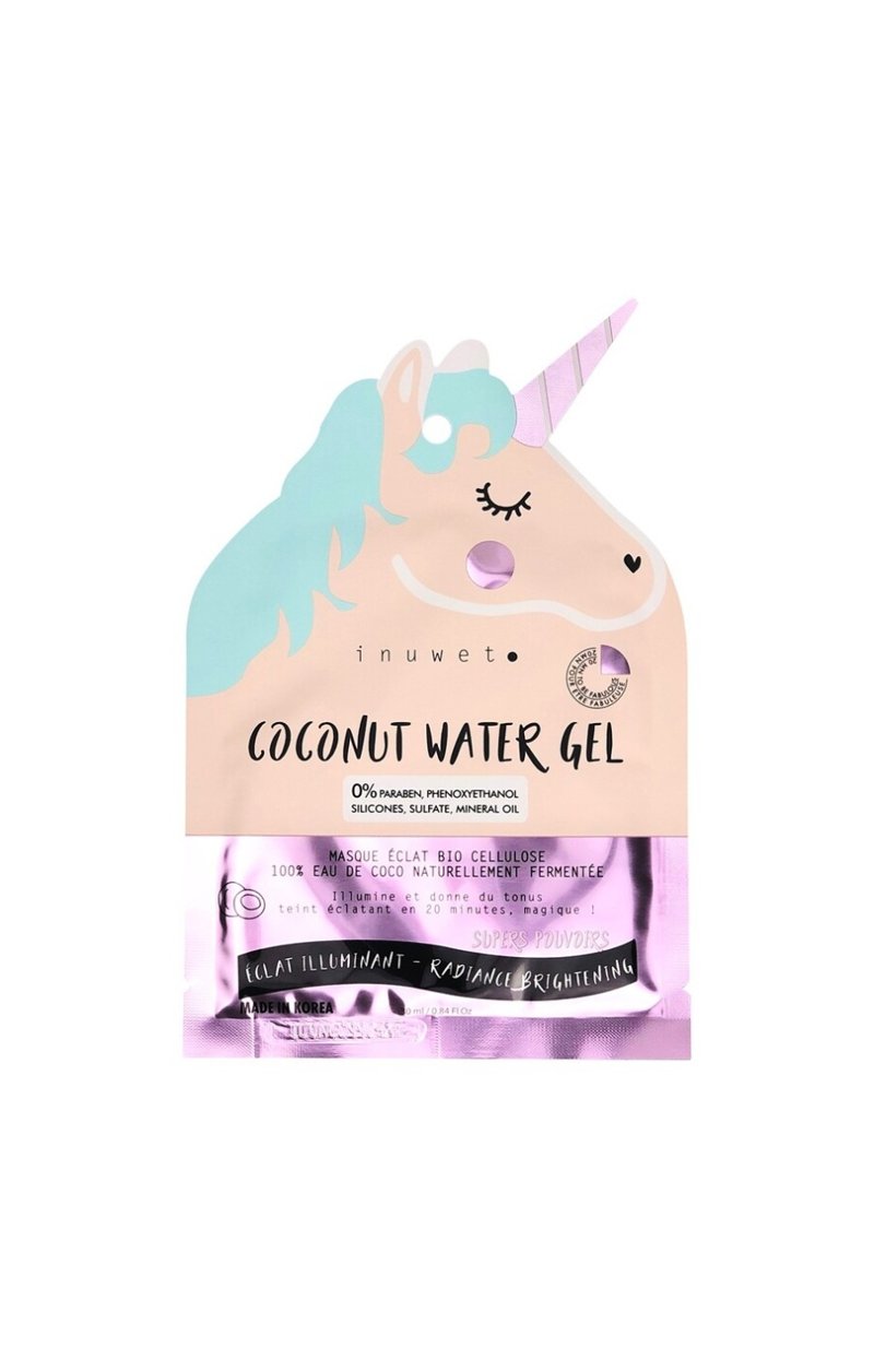 Masque éclat 100% bio cellulose - Eau de coco - 1 unité