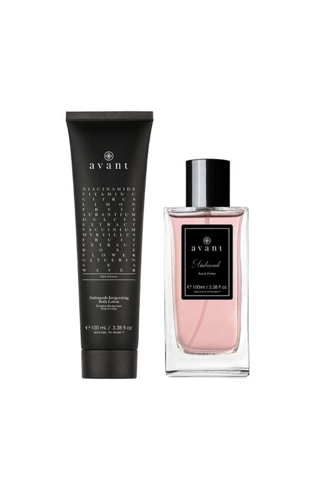 Coffret parfum & crème corps - Ambuscade - Fruité épicé - 2 x 100 ml