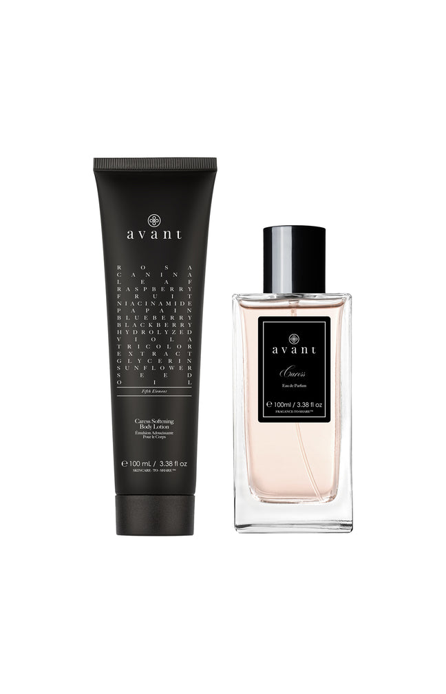 Coffret parfum & crème corps - Caresse - Florale - 2 x 100 ml