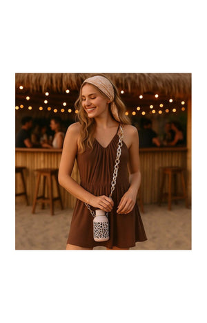 Coffret Dolce vita - Mug isotherme avec chaîne - 350 ml