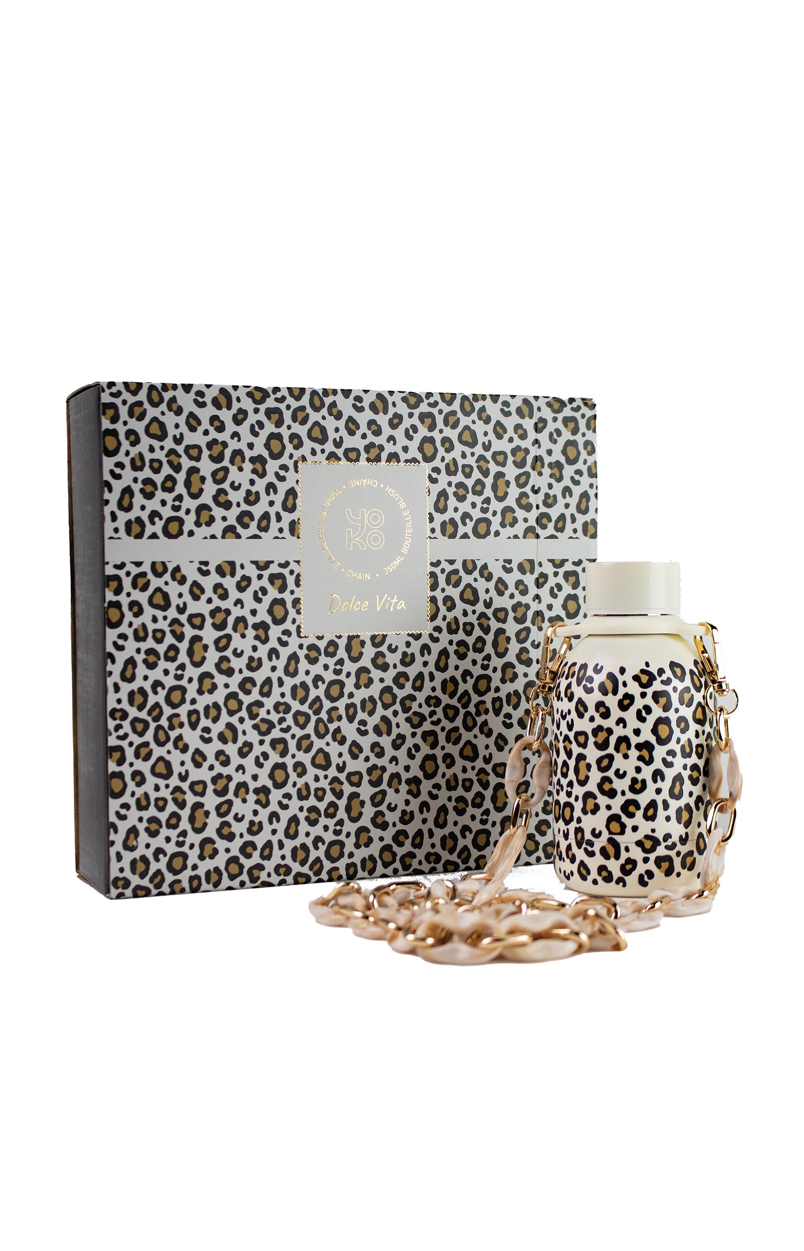 Coffret Dolce vita - Mug isotherme avec chaîne - 350 ml