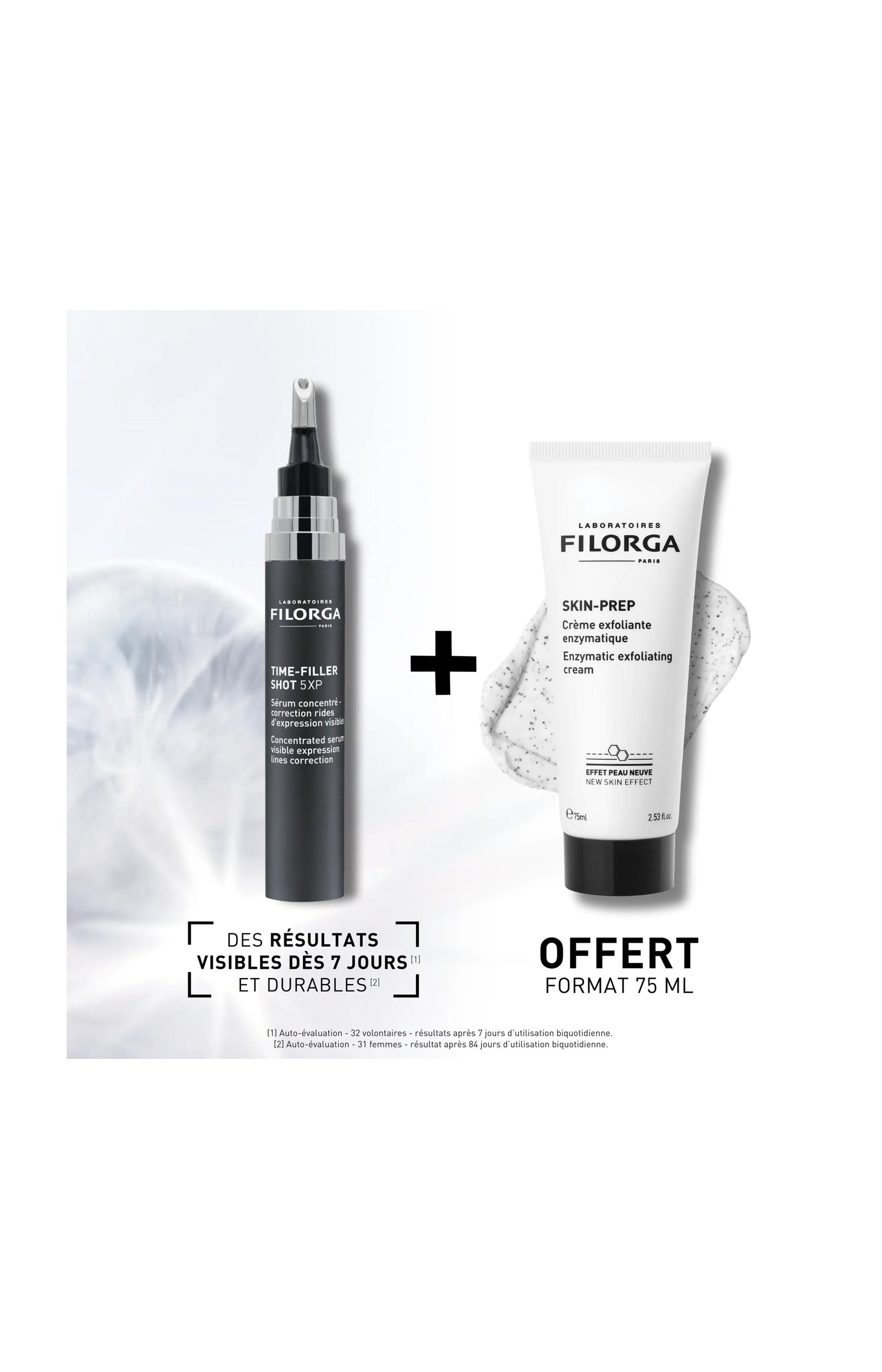 Coffret anti rides - Time Filler Shot - 2 produits