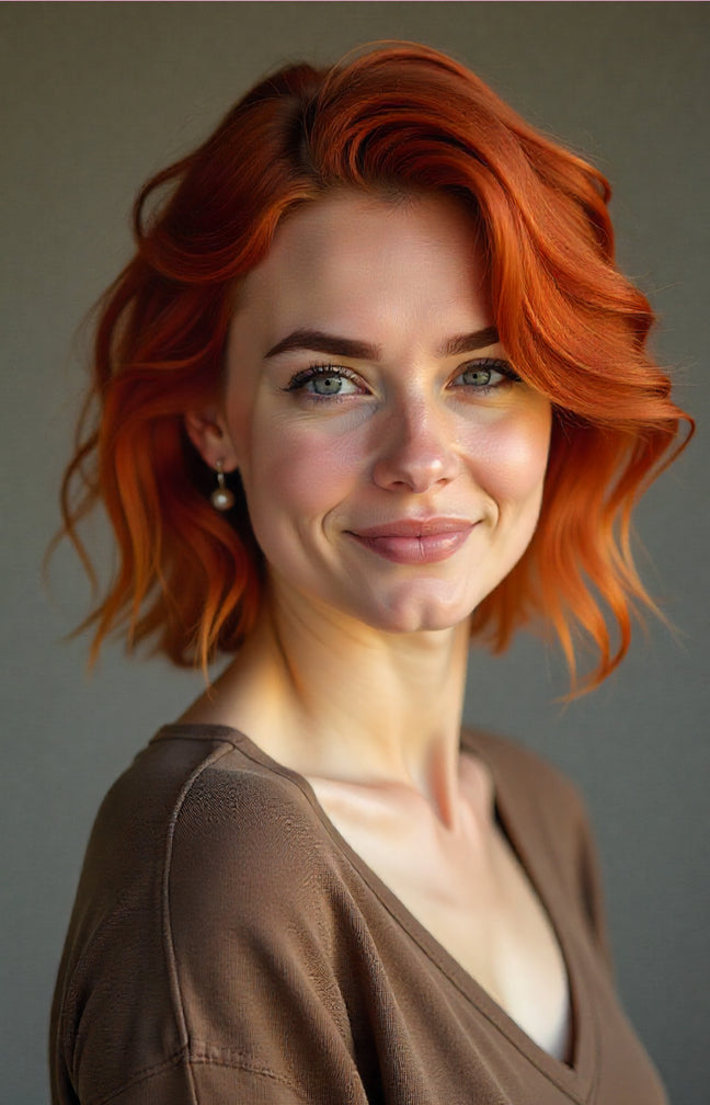 Shampooing, couleur coupe et brushing cheveux courts