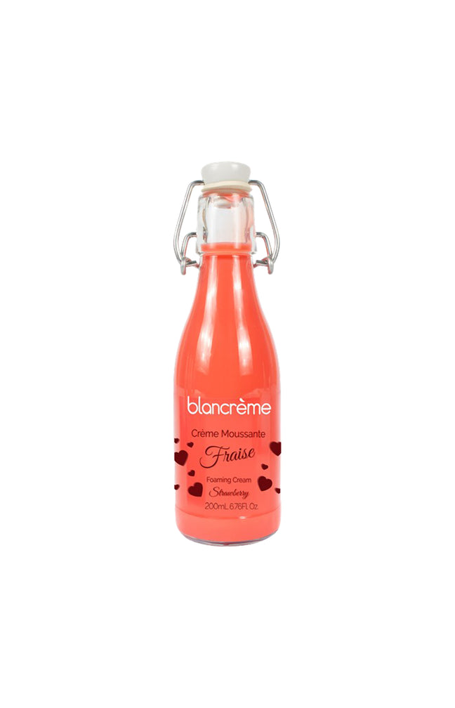 Crème moussante - Saint Valentin - Fraise - 200 ml