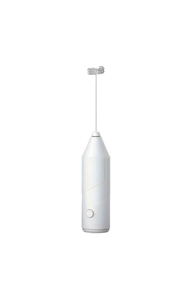 Mousseur à lait électrique à piles - Blanc