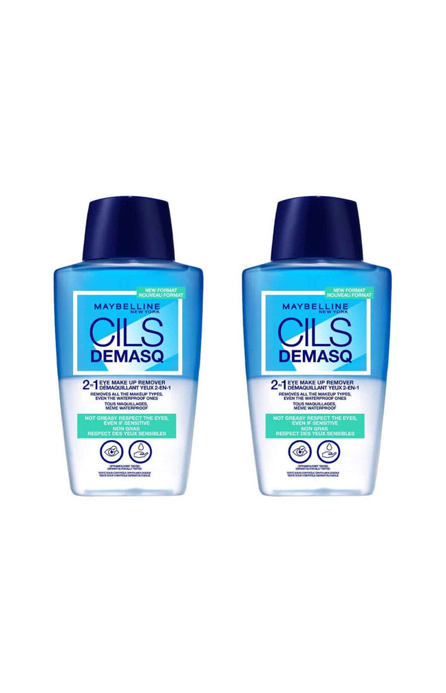 Démaquillants yeux biphase 2-en-1 - Waterproof - 2 x 150 ml