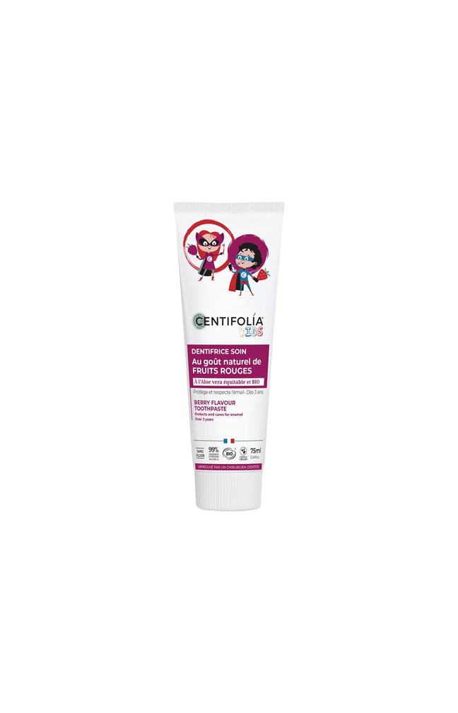 Dentifrice sans fluor bio - Fruits rouges - Enfant - 75 ml