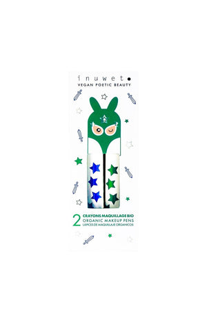 Coffret de crayons à maquillage - Heroboy - Vert & bleu