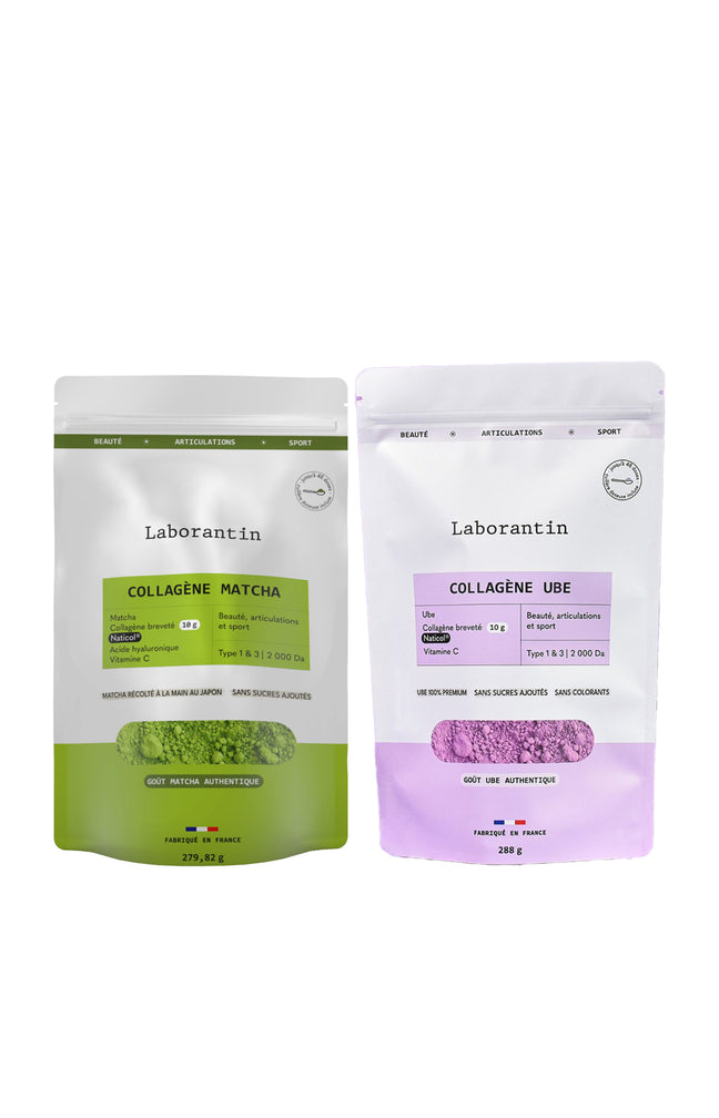 Duo collagène - Matcha & Ube - 2 produits