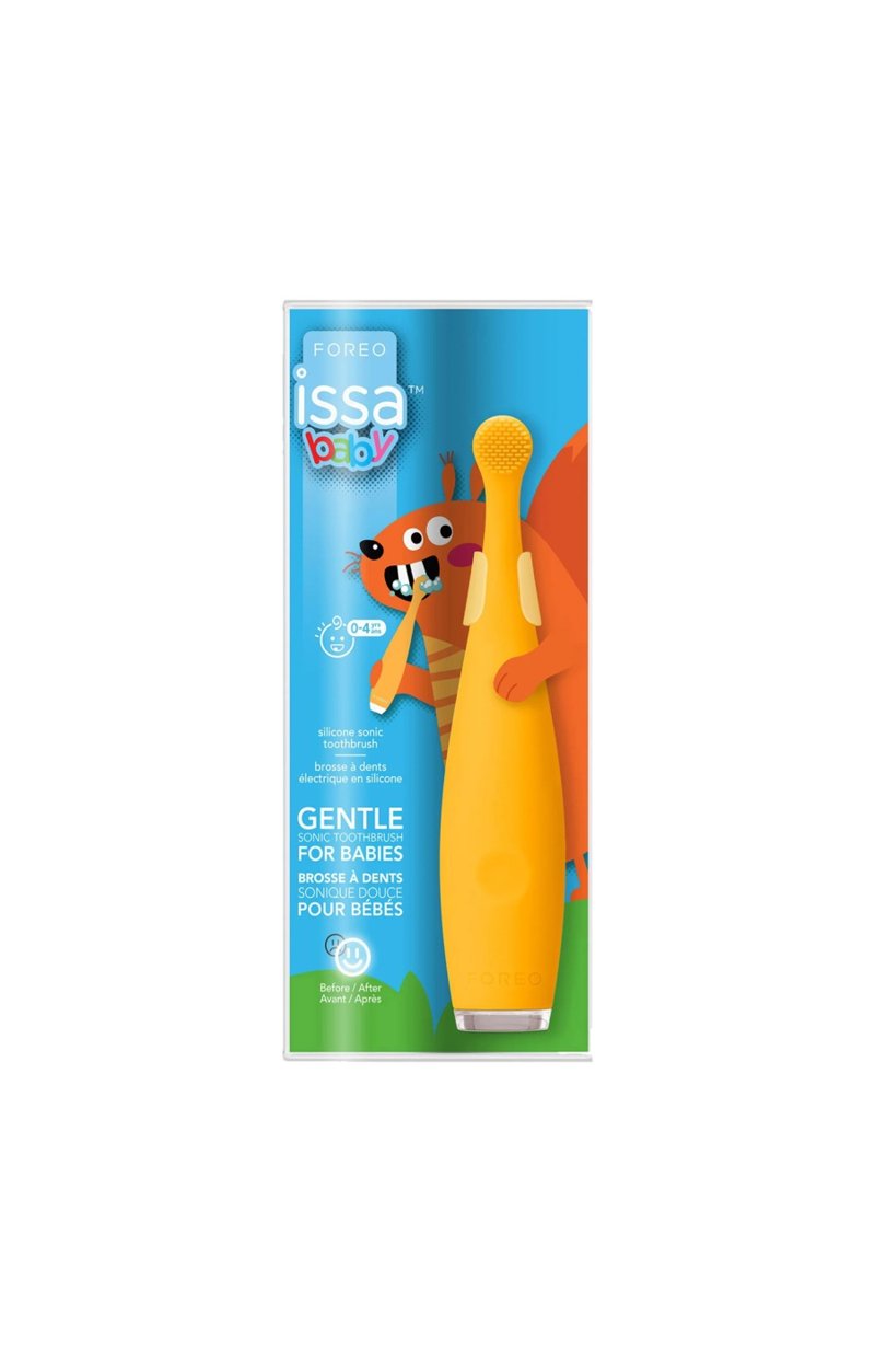 ISSA™ Baby - Brosse à dents sonique - Enfants de 0 à 4 ans - Jaune