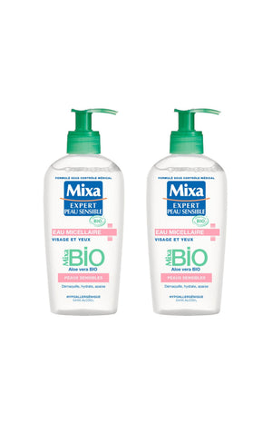 Eaux micellaire bio - Aloe vera - Peaux sensibles - 2 x 200 ml