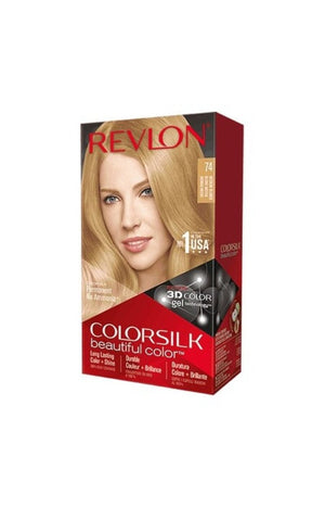 2 colorations permanentes - Colorsilk - 74 Blond Moyen