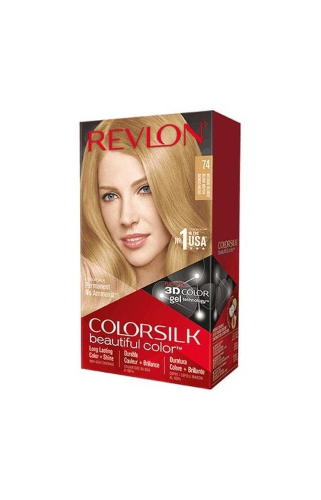 2 colorations permanentes - Colorsilk - 74 Blond Moyen