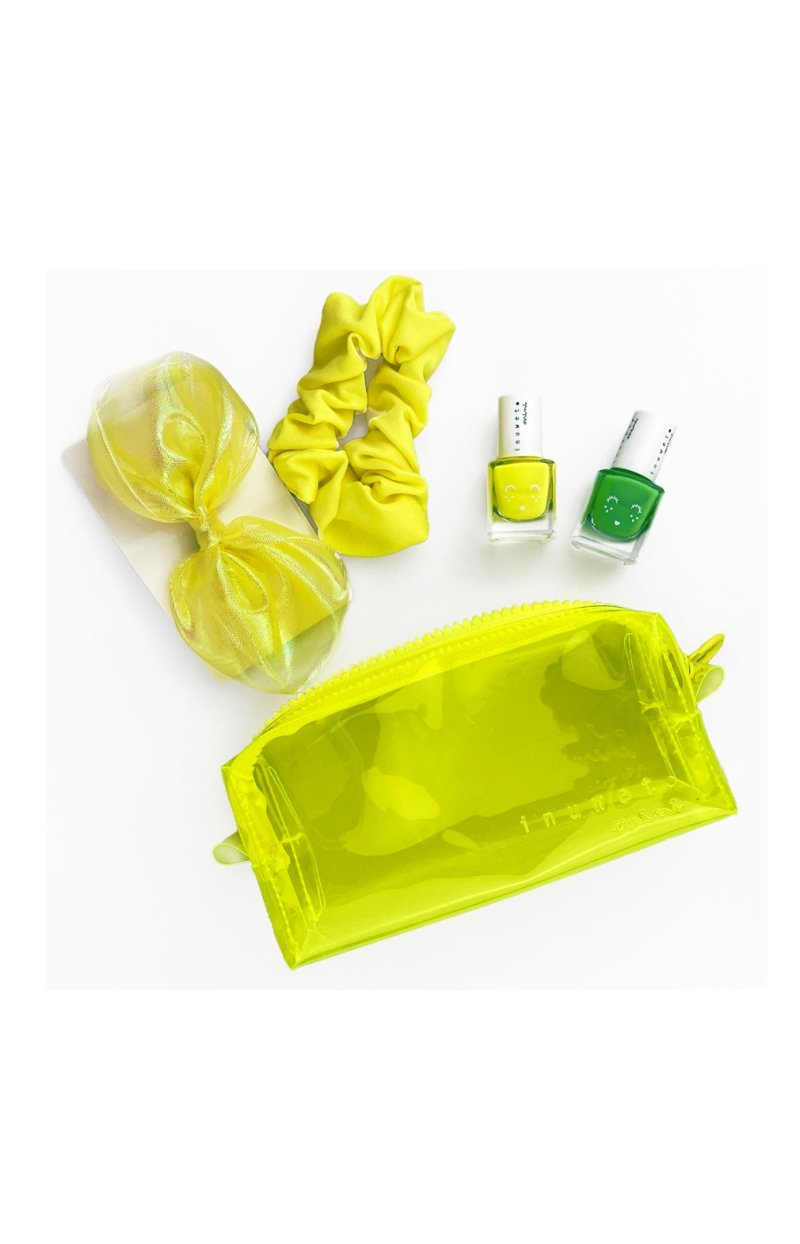 Trousse - Neon Jaune - Mains & cheveux - 4 produits