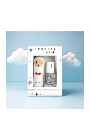 Baume à lèvres & vernis - Duo White - Enfant