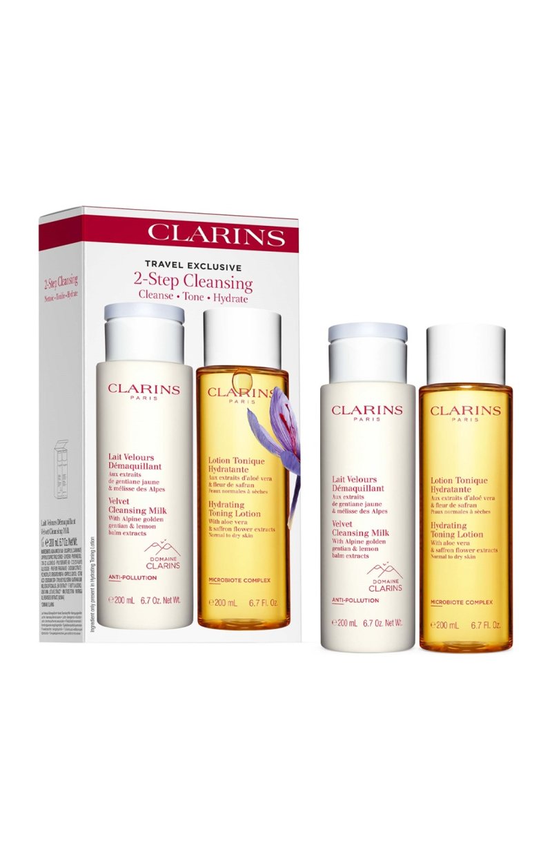 Coffret Lait Velours Démaquillant - Acide salicylique - Peaux normales à sèches - 2 produits