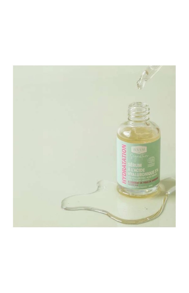 Sérum hydratant bio - Acide hyaluronique - Visage - 30 ml