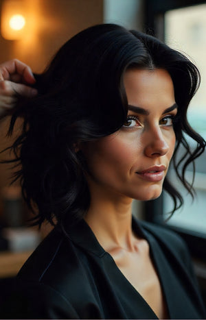 Shampooing, brushing, beauté des mains et pose de vernis semi-permanent : cheveux couts et mi-longs